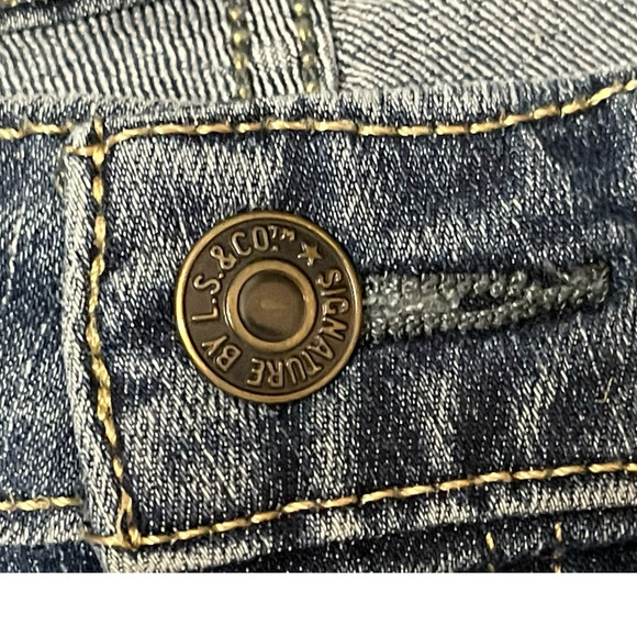 Signature‎ Levi Strauss & Co Womens Modern Boot Cut Jeans Blue Denim - Picture 6 of 8